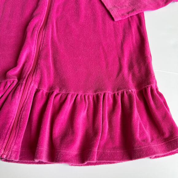 Lands' End Pink Terry Swim Cover-Up M 10-12 - Picture 3 of 10